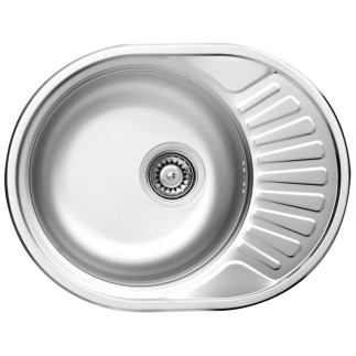 Deante Twist  zlewozmywak stalowy 1-komorowy 58x44,5x16 dekor