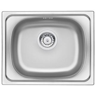 Deante Twist zlewozmywak stalowy 1-komorowy 50x40x15 dekor