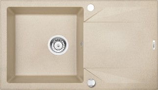 Deante Evora zlewozmywak granitowy 1-komorowy 78x44x18 piaskowy
