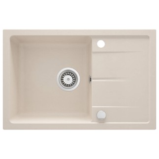 Deante Leda zlewozmywak granitowy 1-komorowy 67x44x16,4 beżowy