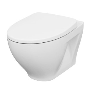 Cersanit Moduo miska WC wisząca Clean On w zestawie z deską wolnoopadającą slim
