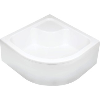 Deante Deep brodzik półokrągły 90 x 90 x 28 cm biały