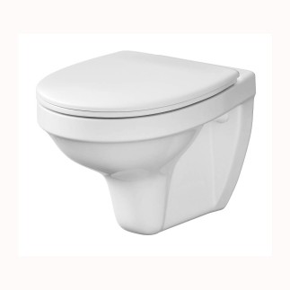 Cersanit Delfi  miska + deska duroplastowa antybakteryjna.