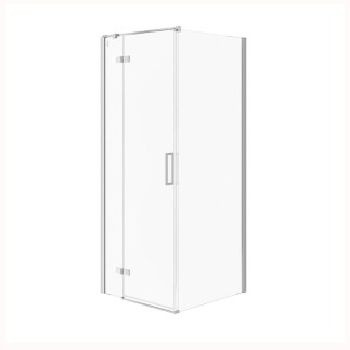 Cersanit Jota kabina prysznicowa narożna lewa szkło transparentne 90 x 90 x 195 cm