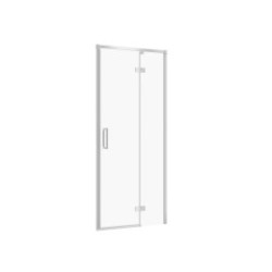 Cersanit Larga drzwi kabiny prysznicowej prawe szkło transparentne profil chrom 90 x 195 cm.
