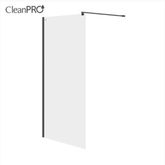 Cersanit Mille kabina prysznicowa walk-in profil czarny 120 x 200 cm