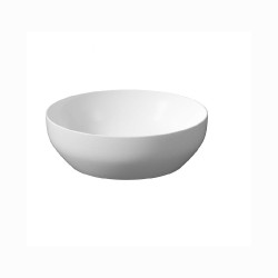 Cersanit Larga umywalka nablatowa okrągła 40 x 40 cm biały mat.