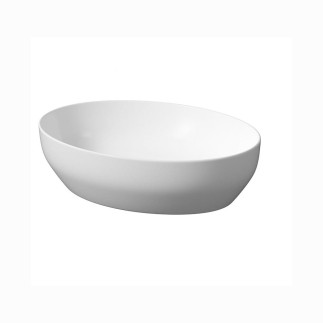 Cersanit Larga umywalka nablatowa elipsa 50 x 38 cm biała