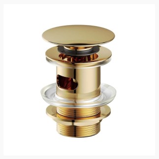 Cersanit Korek klik-klak automatyczny z przelewem złoty