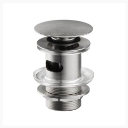 Cersanit Korek klik-klak automatyczny z przelewem nikel