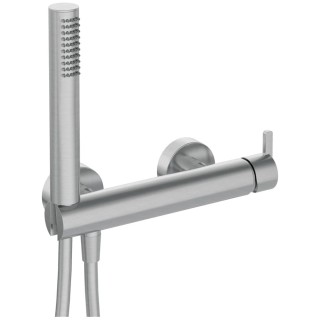 Deante Silia bateria natryskowa z kompletem natryskowym stal