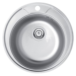 Deante Twist zlewozmywak stalowy 1-komorowy 49x17 satyna