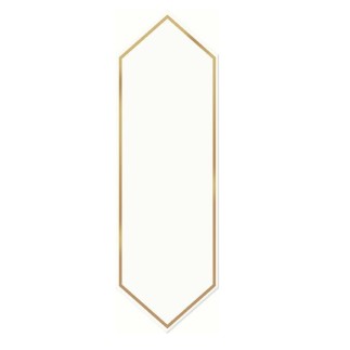 Cersanit Big arrow gold dekor 12,8x39,8 cm