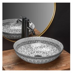 REA  Arte Grey umywalka nablatowa