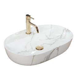 REA  Aura 61 Mormo Shiny umywalka nablatowa