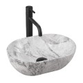 Rea Amelia mini umywalka nablatowa stone matt 38x26