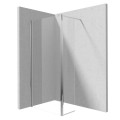 Deante Kerria Plus ruchomy panel do Walk-in chrom