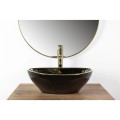 Rea Sofia Black Gold Edge umywalka nablatowa 41x34,5