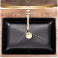 REA  Inga Black Marble matt umywalka nablatowa-2
