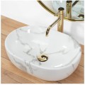REA  Amelia Marmo Shiny umywalka nablatowa-1