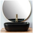 REA  Umywalka nablatowa Belinda Black mat-2