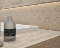 Paradyż Sunlight stone beige dekor geometryk płytka ścienna 30x60 - aranżacja.