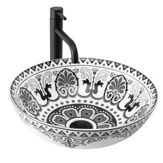 Rea Etno umywalka nablatowa 40x40cm