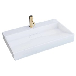 Rea Goya umywalka konglomeratowa nablatowa 70cm