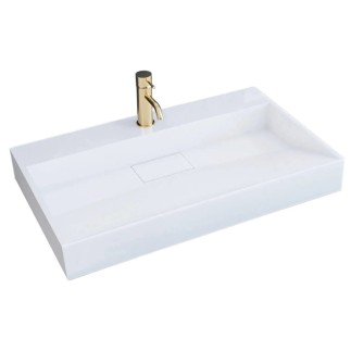 Rea Goya umywalka konglomeratowa nablatowa 70cm