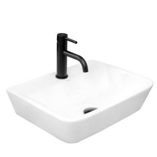 Rea Remi umywalka nablatowa 45,5x36cm biała