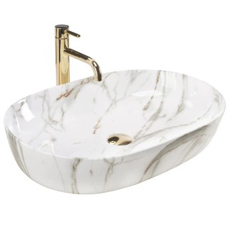 Rea Cleo umywalka nablatowa aiax shiny 60,5x41