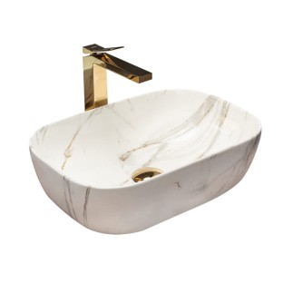 Rea Belinda aiax shiny umywalka nablatowa 46,5x33,5cm