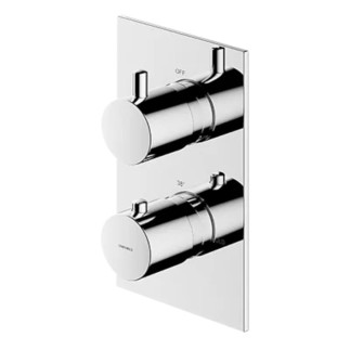Omnires Y element natynkowy termostatycznej baterii prysznicowo-wannowej podtynkowej chrom