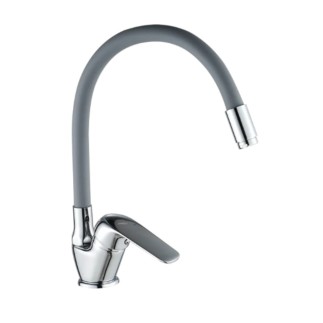 Kuchinox Elza bateria zlewozmywakowa z elastyczną wylewką F chrom / szary