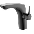 Roca Insignia bateria umywalkowa stojąca bez korka z odporną powłoką Everlux titanium black