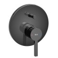 Roca Naia bateria podtynkowa z przełącznikiem wannowo- natryskowa titanium black