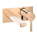 Roca Naia bateria umywalkowa podtynkowa rose gold