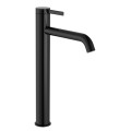 Roca Ona bateria umywalkowa stojąca wysoka z korkiem click clack titanium black