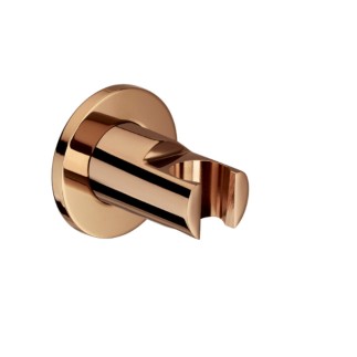 Roca Round uchwyt punktowy ścienny do słuchawki prysznicowej z odporną powłoką Everlux rose gold