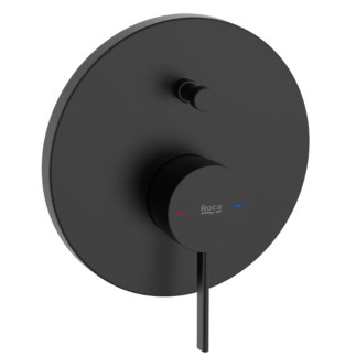 Roca Ona bateria podtynkowa wannowo - prysznicowa czarny mat