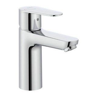 Roca Victoria Plus bateria stojąca umywalkowa medium z korkoem click clack chrom