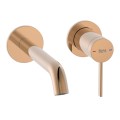 Roca Ona bateria umywalkowa podtynkowa dwuotworowa rose gold