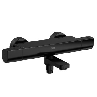 Roca T-1000 bateria ścienna wannowo - prysznicowa titanium black