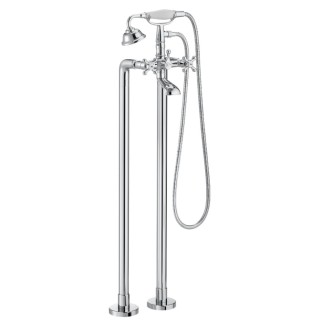 Roca Carmen bateria podłogowa kolumna wannowo- prysznicowa chrom