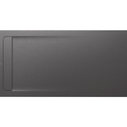Roca Aquos brodzik kompozytowy stonex z ukrytym odpływem 1800x900 onyks