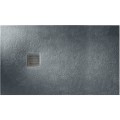 Roca Terran brodzik kompozytowy stonex 1200x700x28 szary łupek