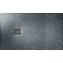 Roca Terran brodzik kompozytowy stonex 1000x900x26 szary łupek