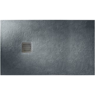 Roca Terran brodzik kompozytowy stonex 1000x900x26 szary łupek