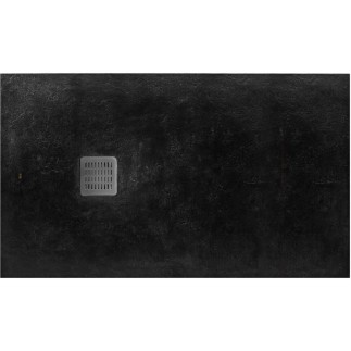 Roca Terran brodzik kompozytowy stonex 1000x900x26 czarny