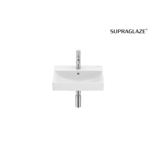 Roca Ona Compacto umywalka ścienna 45x36cm z powłoką Supraglaze
